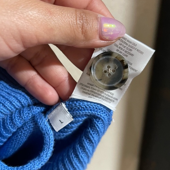 RE/DONE | Blue 90s Oversized Cardigan Size: Large - Picture 6 of 7